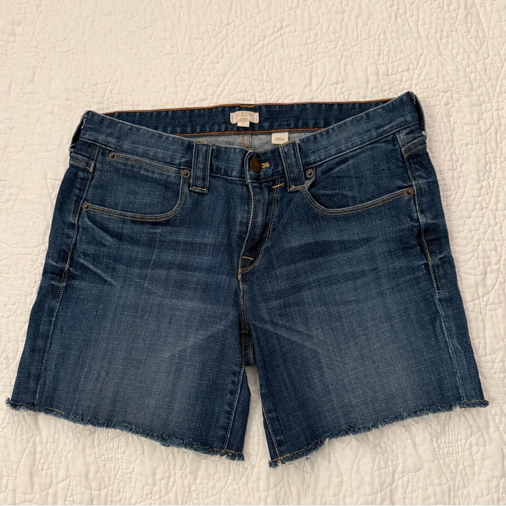 JCrew denim shorts size 4